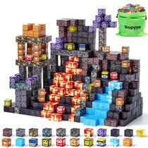 Bloques Magnéticos Dopyye Tema Volcán Juego STEM de 150 Piezas Bloques Magnéticos Dopyye Tema Volcán Juego STEM de 150 Piezas