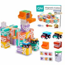 Bloques Magnéticos para Construcción QBI 32 Piezas STEM para Niños a partir de 2 años