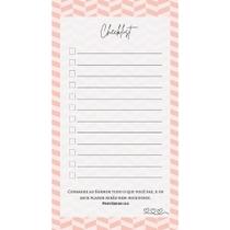 Bloquinho Checklist - Minimalista - Rosa Bloquinho Checklist - Minimalista - Rosa