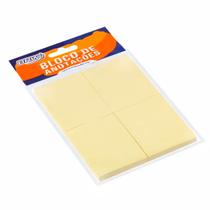 Bloquinho De Anotações 38x51mm Amarelo Brw 04un Com 100fls