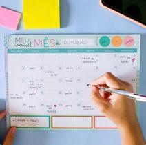 Bloquinho Meu Mês Bloco De Mesa Coloré Planejamento Mensal Bloquinho Meu Mês Bloco De Mesa Coloré Planejamento Mensal