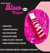 Blow Girl Beijos Body Splash Morango com Creme 180ml Body Splash Blow Beijos