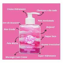 Blow Girl Gel Aromatizante Beijável Morango Com Creme 320ml - Like4you Blow Girl Gel Aromatizante Beijável Morango Com Creme 320ml - Like4you