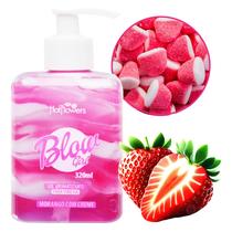 Blow Girl Gel Aromatizante Corporal Creme Beijável Morango