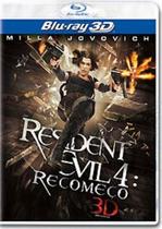 Blu-Ray 3D/2D - Resident Evil 4: Recomeço (NOVO)