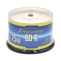 Blu-Ray BD-R Optical Quantum OQBDR06LT-50 25 GB 6X, pacote com 50 Blu-Ray BD-R Optical Quantum OQBDR06LT-50 25 GB 6X, pacote com 50