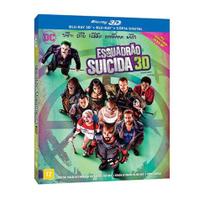Blu-Ray + Blu-Ray 3D - Esquadrão Suicida - Versão Estendida e Versão de Cinema - Warner Bros.