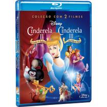 Blu-Ray Cinderela II e III - 2 Filmes Musical HD - Disney