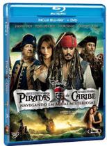 Blu-Ray + DVD Piratas do Caribe Navegando Águas Misteriosas - Disney