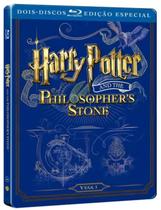 Blu-Ray Harry Potter E A Pedra Filosofal - Steelbook - Duplo