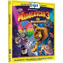 Blu-Ray Madagascar 3 - Os Procurados 3D + 2D - Dreamworks