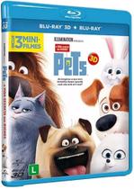 Blu-Ray Pets - A Vida Secreta dos Bichos 2D+3D (NOVO) - Universal Studios