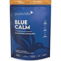Blue Calm Magnésio Inositol Triptofano Taurina 250g Puravida - Pura Vida