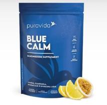 Blue Calm Sabor de Limão,Camomila,Maracujá e Spirulina Azul de 250g-Pura Vida