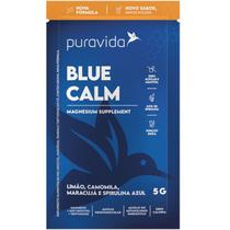 Blue Calm - Triptofano + Magnésio + Mio-Inositol - (10 Saches de 5g cada) - Pura Vida