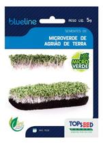 Blue line microverde agriao de terra