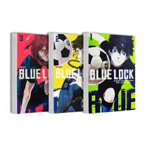 Blue Lock - Kit com as edições 1 a 3 - Novo/Lacrado - Editora Panini