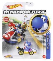 Blue Yoshi - Standard Kart - Mario Kart - 1/64 - Hot Wheels