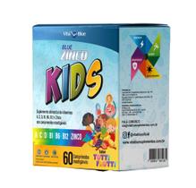 Blue Zinco Kids 60 comprimidos Mastigáveis Tutti Frutti