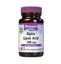BlueBonnet Ácido Alfa Lipóico 200 mg, 30 Cápsulas Vegetais