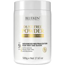 Blueken Dust Free Powder - Pó Descolorante Branco 9 Tons 500g