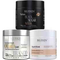 Blueken - Kit Cronograma Capilar HNR Premium (3 Produtos)