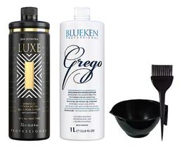 Blueken Kit Escova Progressiva Gloss Grego + Semi Definitiva
