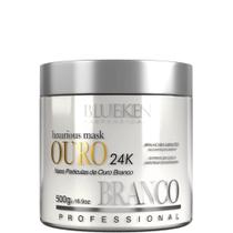 Blueken Luxurious Ouro Branco 24k - Máscara de Reconstrução e Brilho 500g