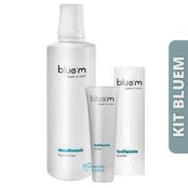 Bluem Kit Bluem Creme Dental 75ml + Enxaguatório 500ml Bluem Kit Bluem Creme Dental 75ml + Enxaguatório 500ml