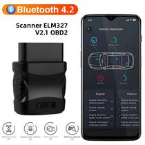 Bluetooth 4.2 ELM327 V2.1 OBD2 Scanner Leitor De Código De Diagnóstico De Motor De Carro Para IOS