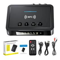 Bluetooth 5.4 Receptor Transmissor Adaptador Digital Recarregável 35mm Aux Rca Usb Tf Entrada