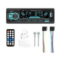 Bluetooth Car Radio 1din Estéreo Mp3 Player Com Controle Remoto Aux Usb Cartão Tf No Kit Dash