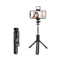 Bluetooth Sem Fio Selfie Stick Mini Tripé Extensível Monopé Obturador Remoto Para Iphone Samsung