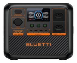 Bluetti Ac70p Estação De Energia Gerador Solar 1000w 864wh Bluetti Ac70p Estação De Energia Gerador Solar 1000w 864wh