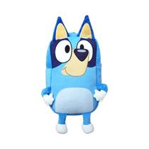 Bluey Família Dos Desenhos Animados Saco De Escola Crianças Mochila Bluebin Cão Kawaii Laranja Cão