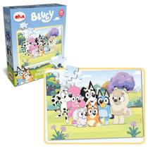 Bluey Quebra Cabeça Gigante 48 Peças Original, Elka, Crianças +4 Anos Bluey Quebra Cabeça Gigante 48 Peças Original, Elka, Crianças +4 Anos
