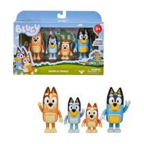 Bluey Story - Family 4 Pack Figures - Bluey & Family