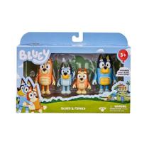 Bluey Story Pack 4 Personagens Bluey E Familia Candide 7910