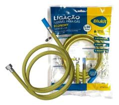 Blukit Engate Flexível Inox Gas Econo 12 15m Blukit Engate Flexível Inox Gas Econo 12 15m
