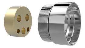 Blukit - Prolongador P/ Misturador Monocomando Chuveiro Docol Atual Acabamento Brilhante Cor Prateado