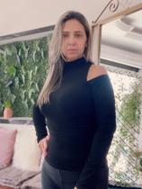 Blusa 2 em 1 malha canelada Blusa 2 em 1 malha canelada