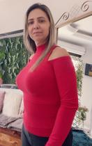 Blusa 2 em 1 malha canelada