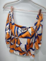 Blusa 3/4 colorida Blusa 3/4 colorida