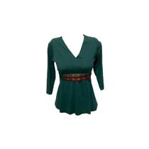 Blusa 34 Verde Amarylis Blusa 34 Verde Amarylis