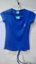 Blusa Adulto Feminina na Cor Azul de Malha Fina