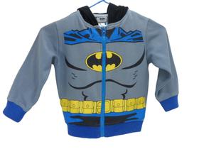 BLUSA/ AGASALHO DE MOLETOM COM CAPUZ MARCA BATMAN, Tam. 4T BLUSA/ AGASALHO DE MOLETOM COM CAPUZ MARCA BATMAN, Tam. 4T