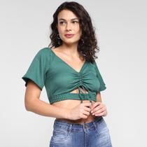 Blusa Aishty Cropped Feminina