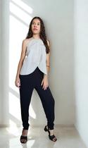 Blusa Alça Cambraia de Linho