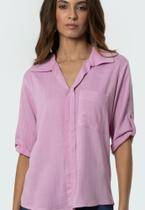 Blusa alice lisa viscose slub span lavanda