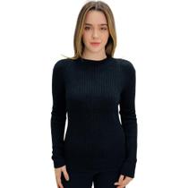 Blusa Alpelo Lã Gola Alta Manga Longa Feminina